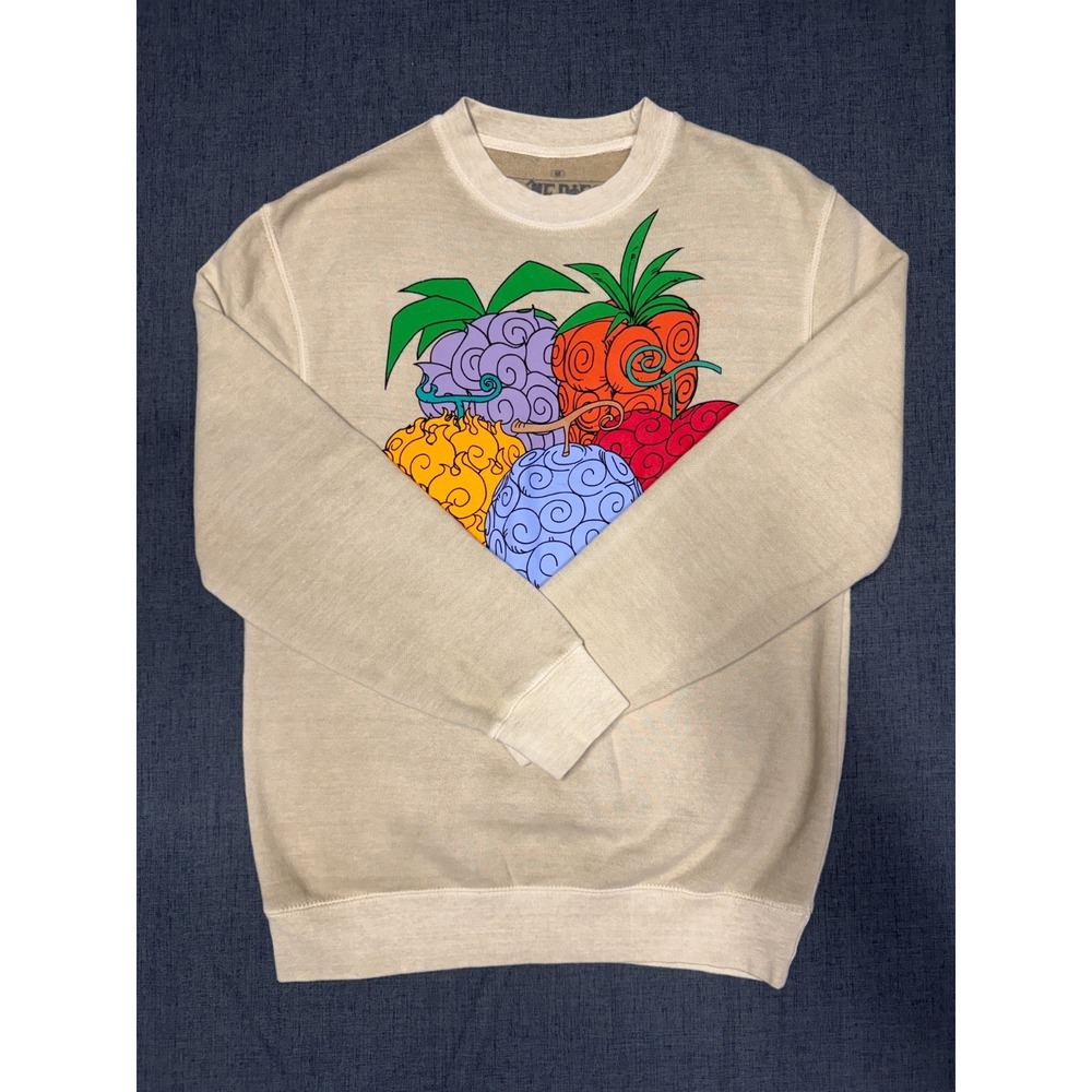 One Piece Devil Fruit Crewneck Sweatshirt Mens Medium Anime Ripple Junction